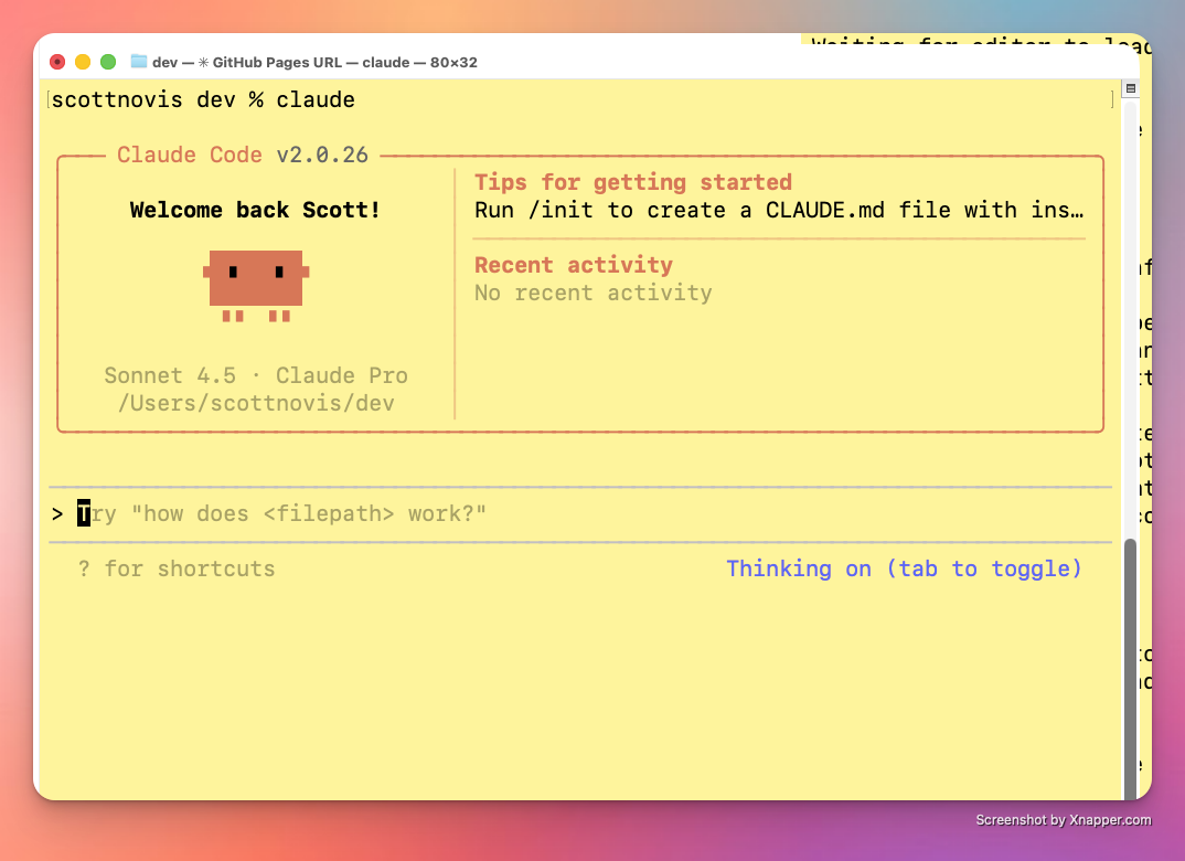 claude code screenshot
